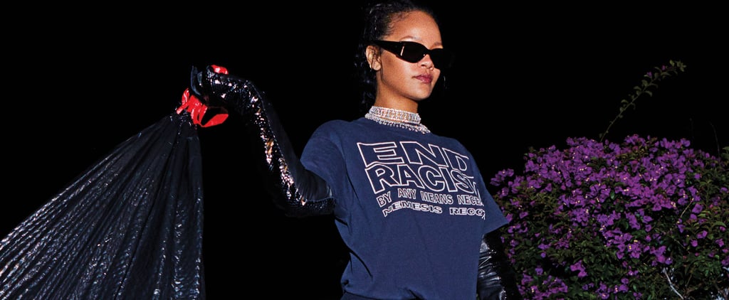 Rihanna Takes Out the Trash in Heels in Harper's Bazaar