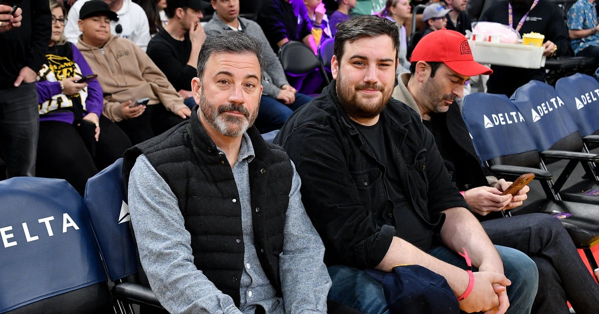 Jimmy Kimmel et son fils Kevin Kimmel au match des Lakers