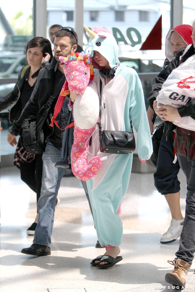 Miley Cyrus in a Unicorn Onesie | Photos