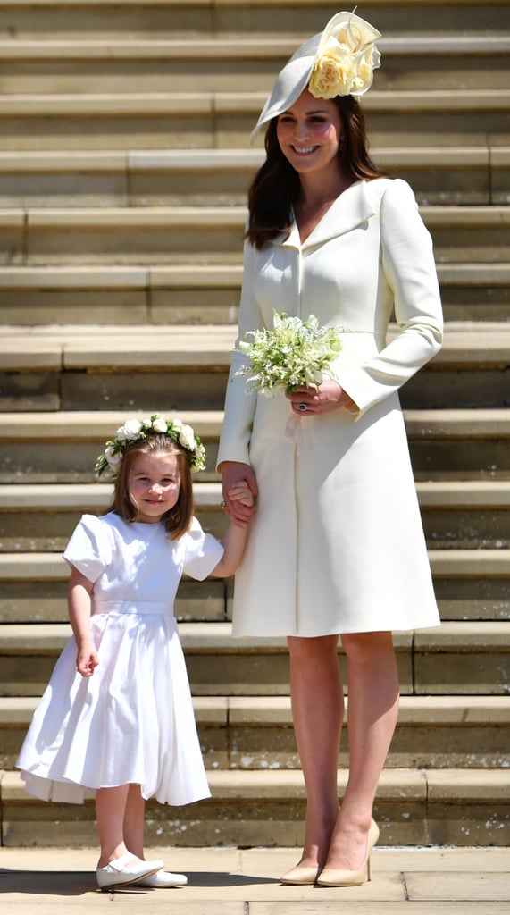 May: Kate was front and center for Prince Harry and Meghan Markle's wedding.