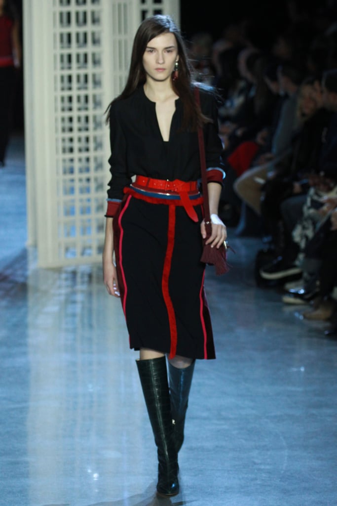 And we were totally feeling the contrast look at Altuzarra too.
