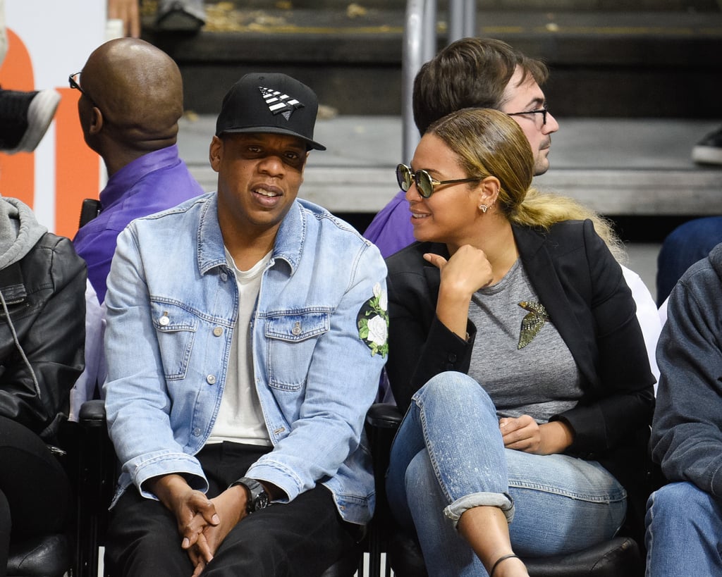 Beyonce and Jay Z at LA Clippers Game February 2016