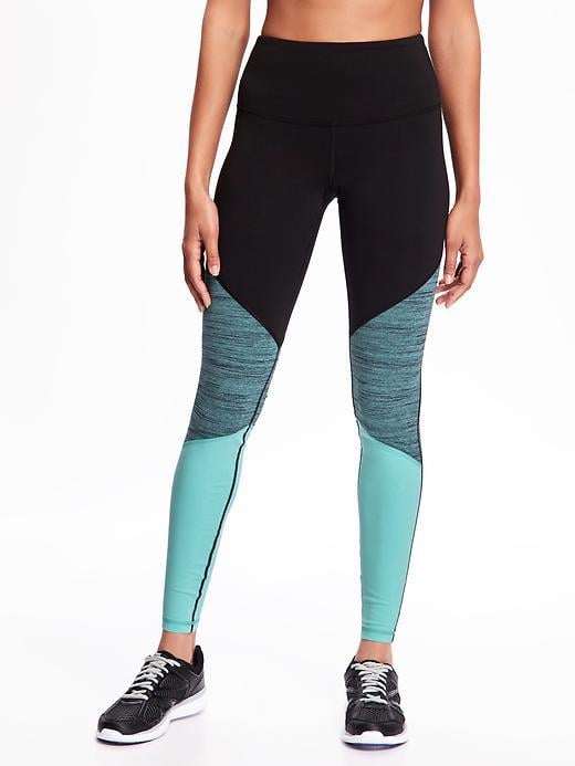 Old Navy Go-Dry High-Rise Color-Block Compression Tights