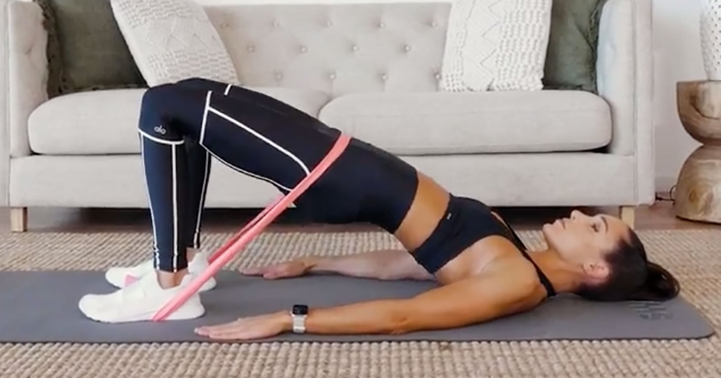 Kayla Itsines Full Body Resistance Band Workout POPSUGAR Fitness