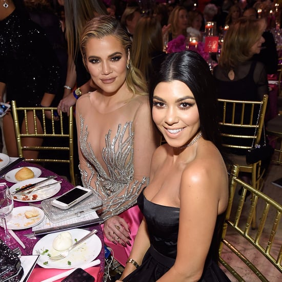 Khloe and Kourtney Kardashian at the Angel Ball in NYC 2016