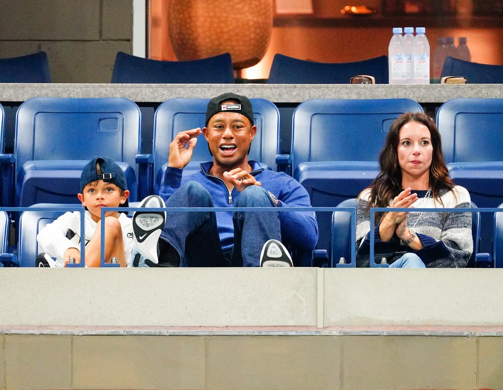 Tiger Woods and Son Charlie at the 2019 US Open