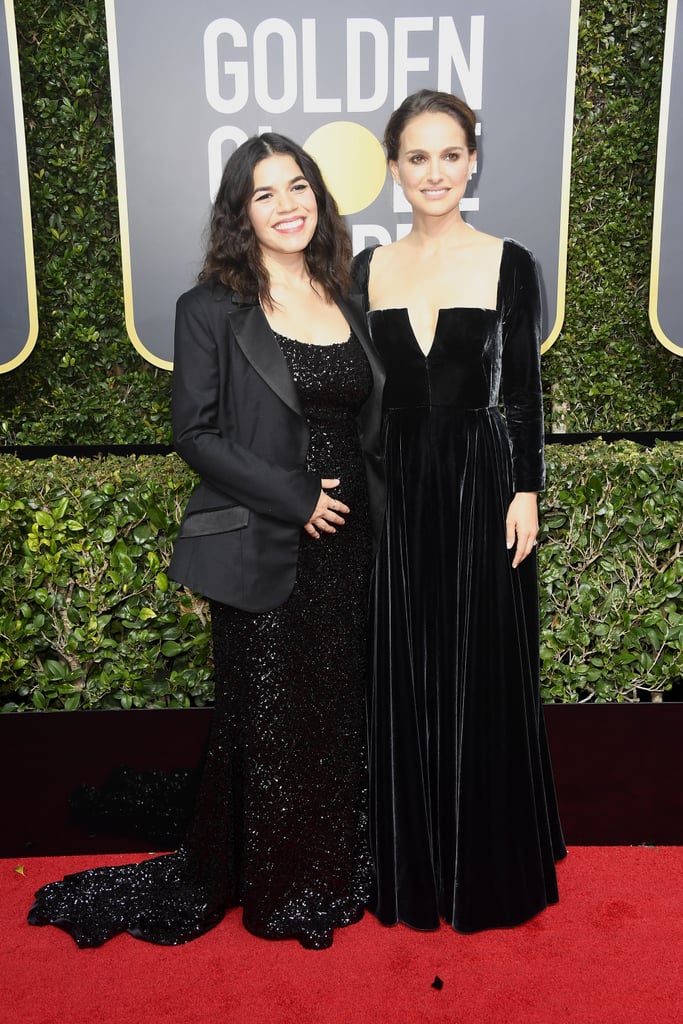 America Ferrera Christian Siriano Dress Golden Globes 2018