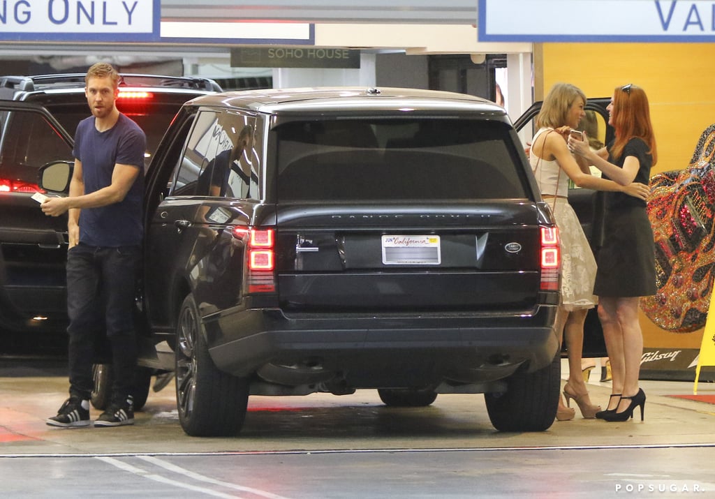 Taylor Swift and Calvin Harris After Jaime King Baby Shower