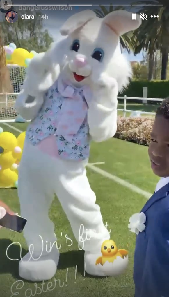 Ciara and Russell Wilson Celebrate Win's First Easter: Video