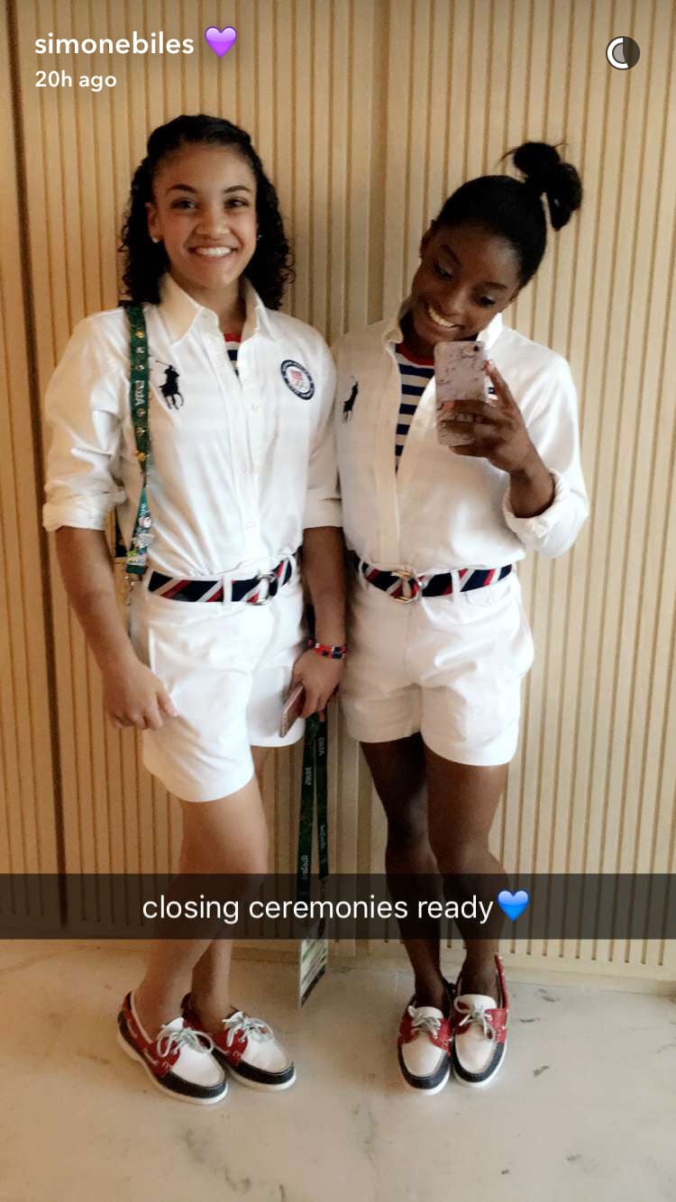 When Laurie Hernandez had to iron her Closing Ceremonies otufit