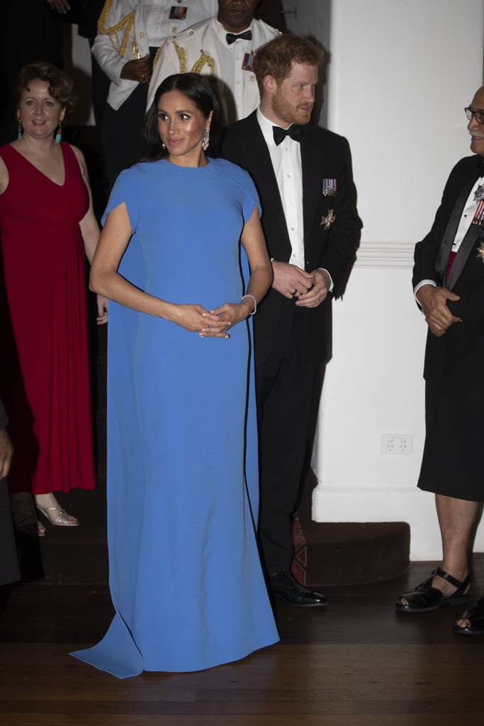 Prince Harry Toasts With Water at State Dinner in Fiji 2018