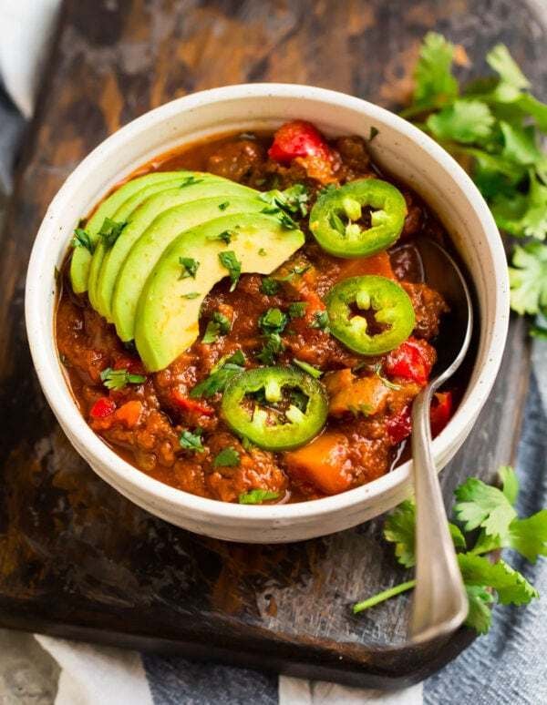 Whole30 Sweet Potato Chili