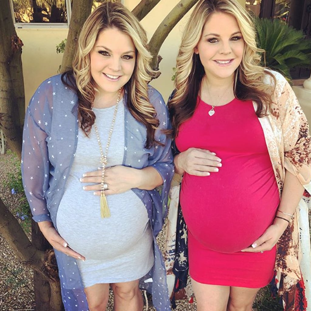 Identical Twins Give Birth To Rainbow Babies On Same Day Popsugar Australia Parenting