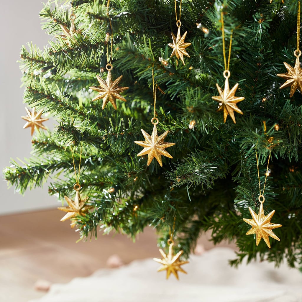Golden Baubles: Threshold x Studio McGee Large Set of Gold Star Ornaments