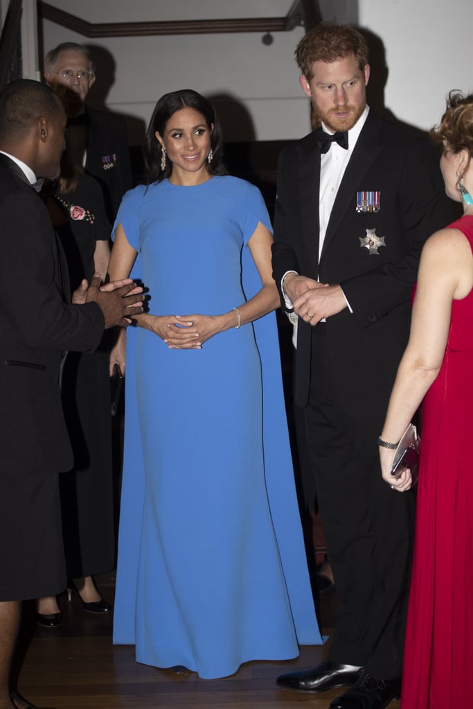 Prince Harry Toasts With Water at State Dinner in Fiji 2018