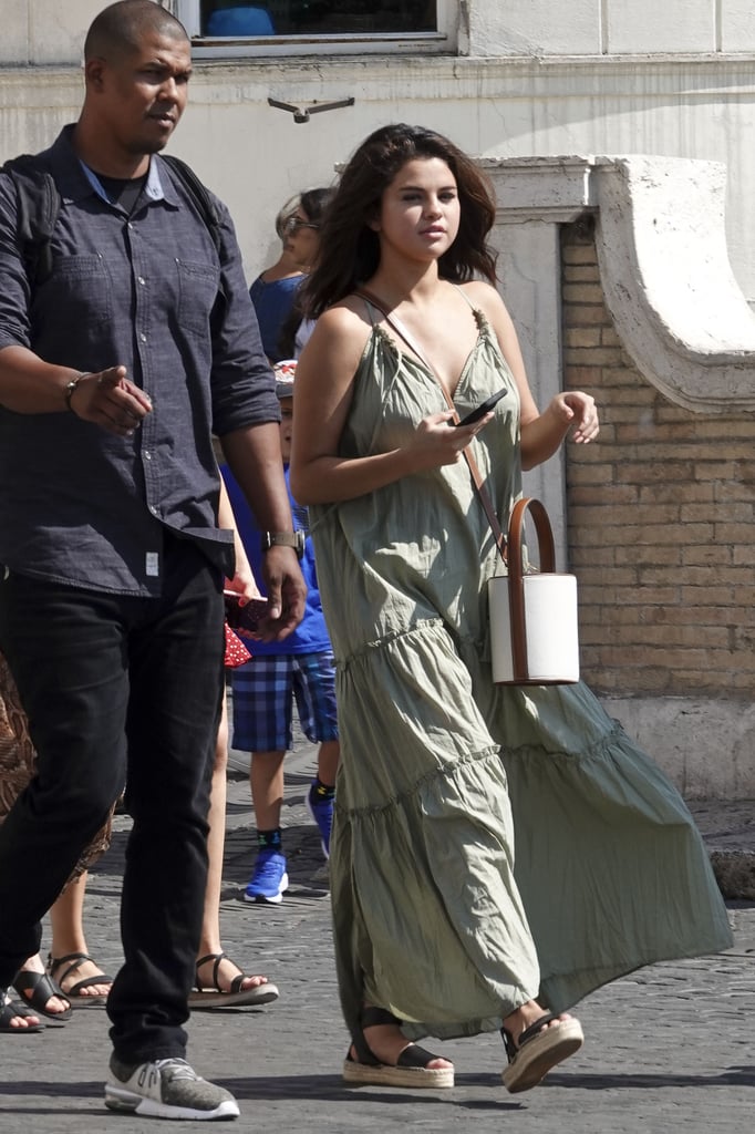 Selena Gomez's Green Birthday Dress