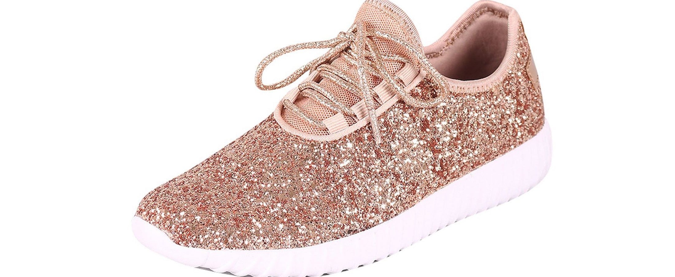 Rose Gold Sneakers on Amazon POPSUGAR Fashion