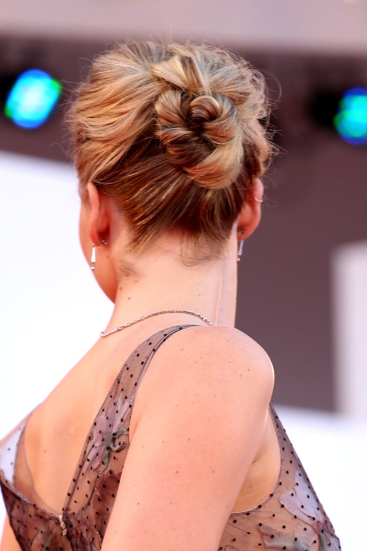 Celebrity Updos From the Back 2017 Holiday Hair Ideas POPSUGAR