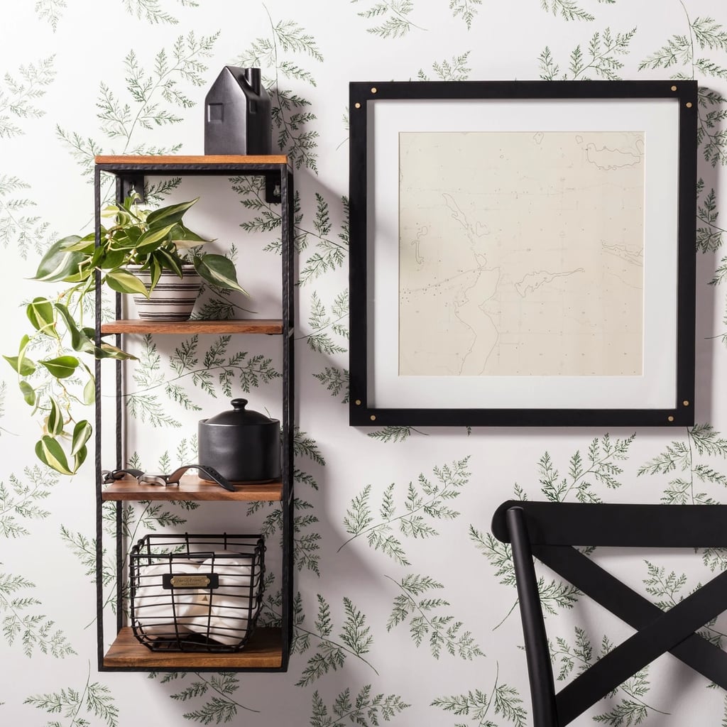 Decorative Wall Shelf In Black Wood Best Target Furniture Under