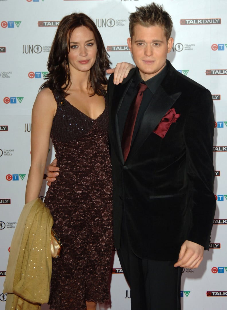 Emily Blunt and Michael Bublé in 2006