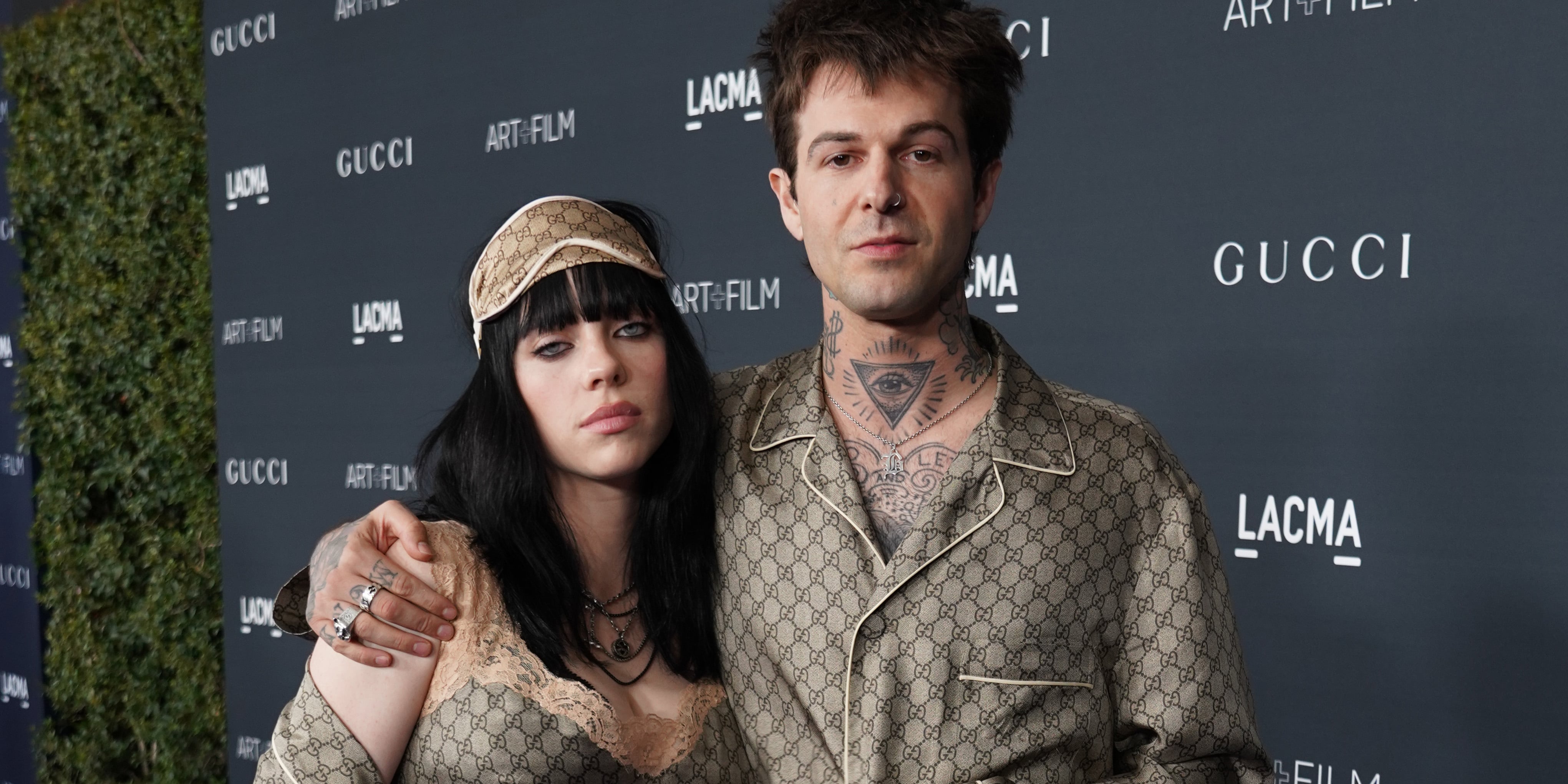 Billie Eilish, Jesse Rutherford in Matching Gucci at LACMA | PS Fashion