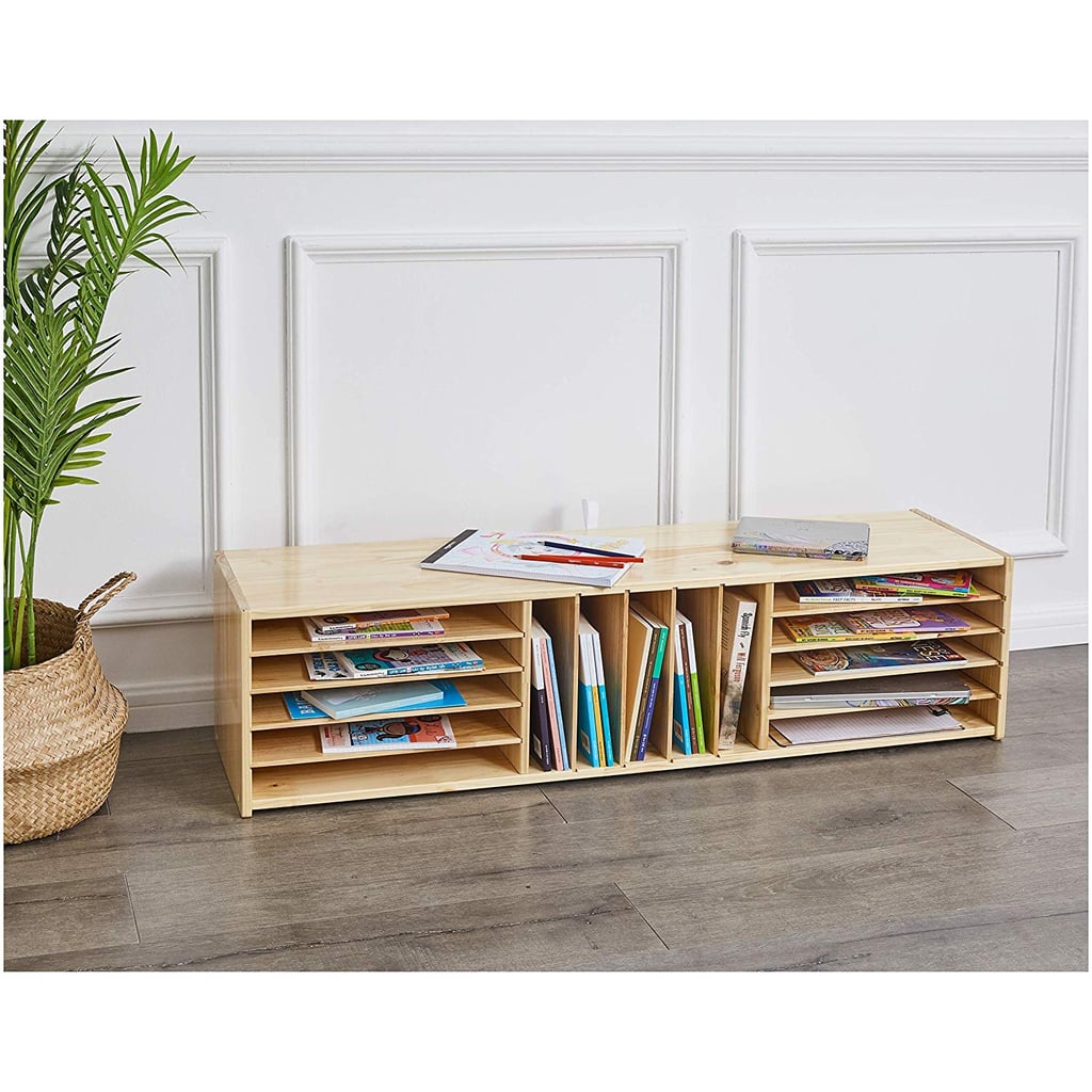 AmazonBasics Wooden Multi-Section Storage Organizer Cabinet