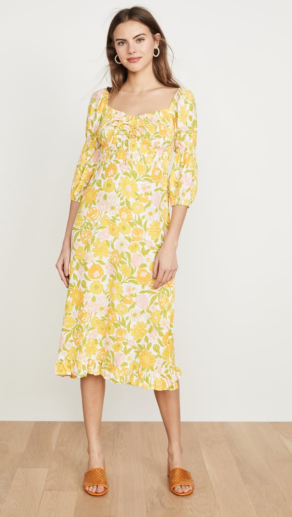 FAITHFULL THE BRAND Nora Midi Dress