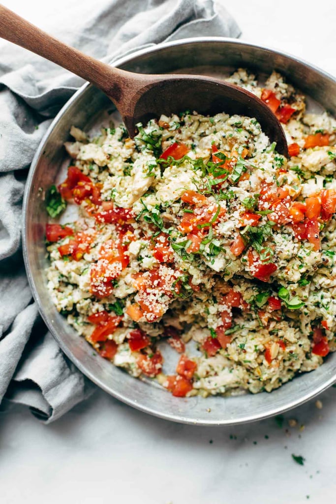 Healthy Garlic Herb Chicken Salad