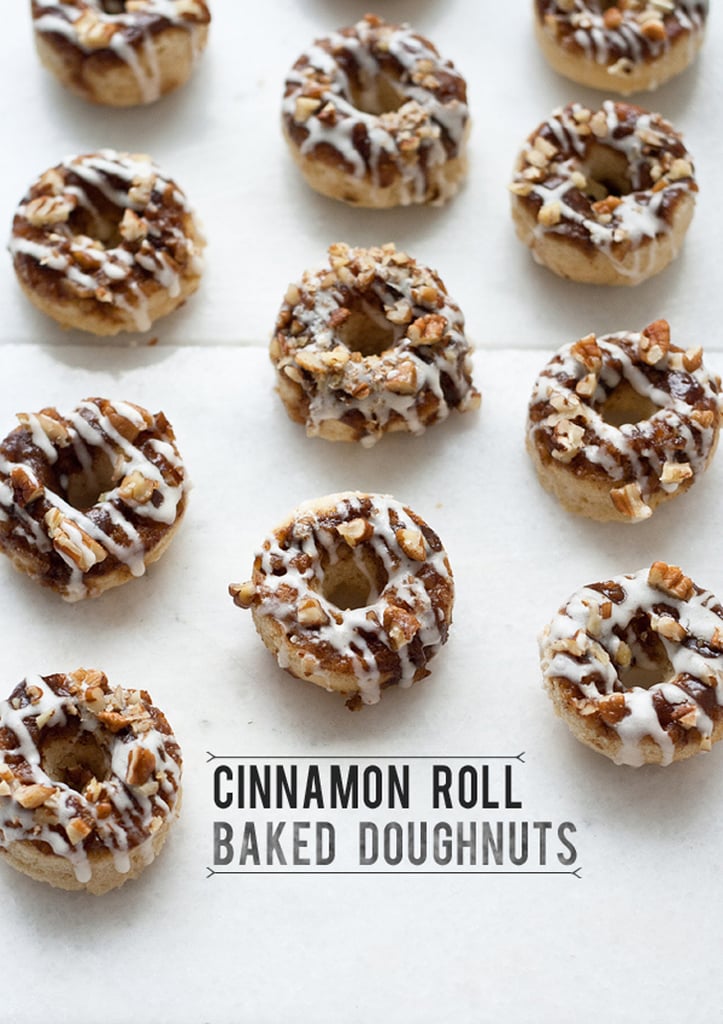Cinnamon Roll Baked Doughnuts Homemade Baked Doughnut Recipes