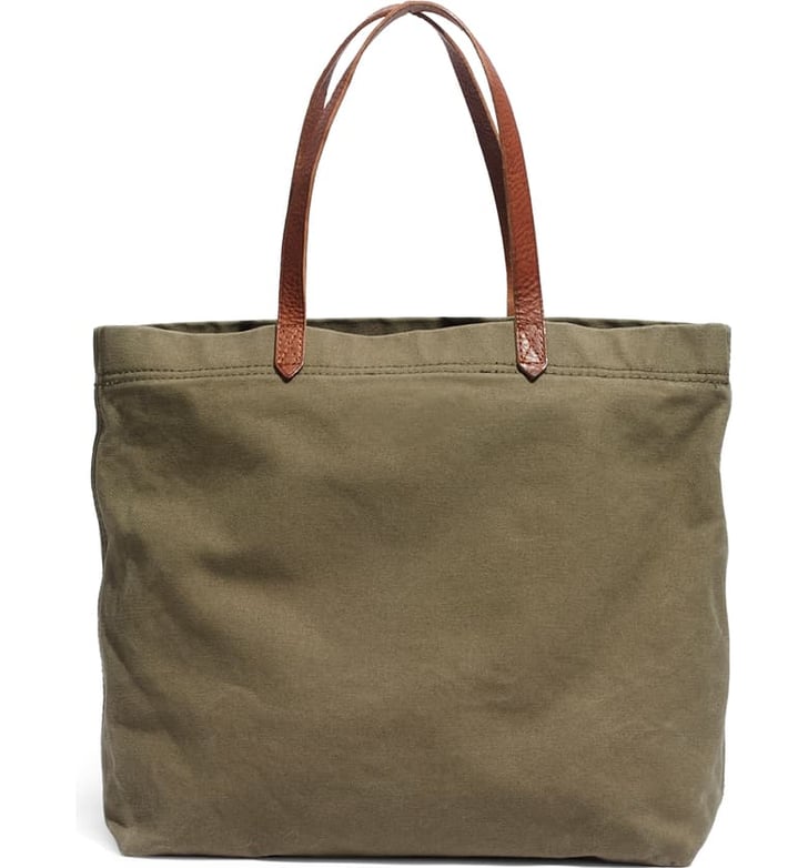 Madewell Canvas Transport Tote | Best Foldable Travel Bags | POPSUGAR ...