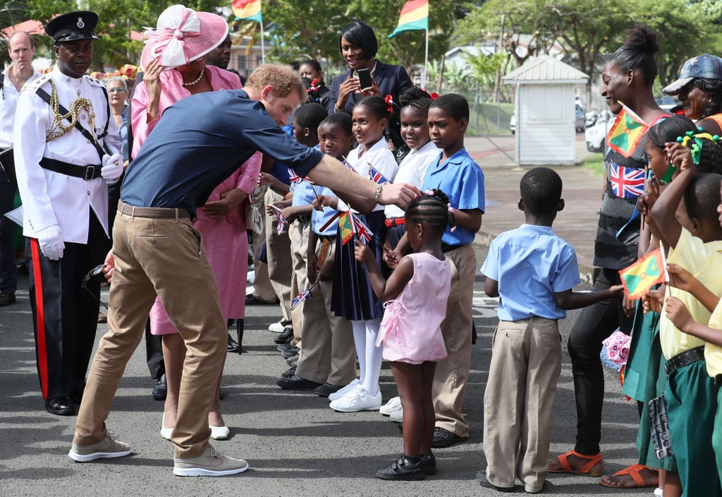 Prince Harry Playing Cricket With Kids in the Caribbean 2016