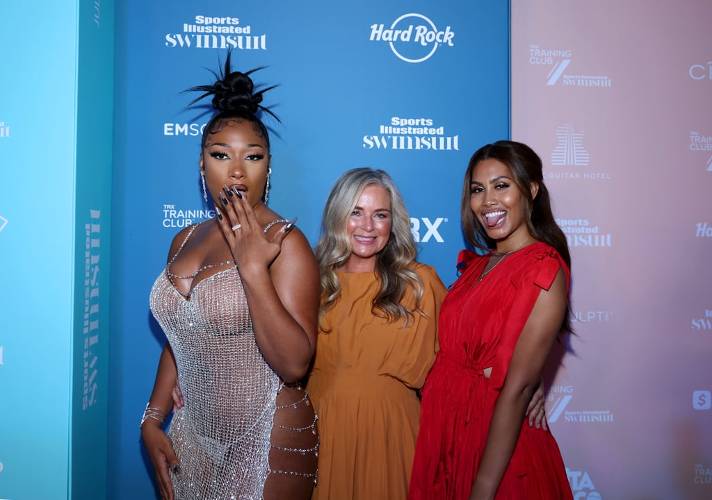 Megan Thee Stallion, Leyna Bloom at Sports Illustrated Party