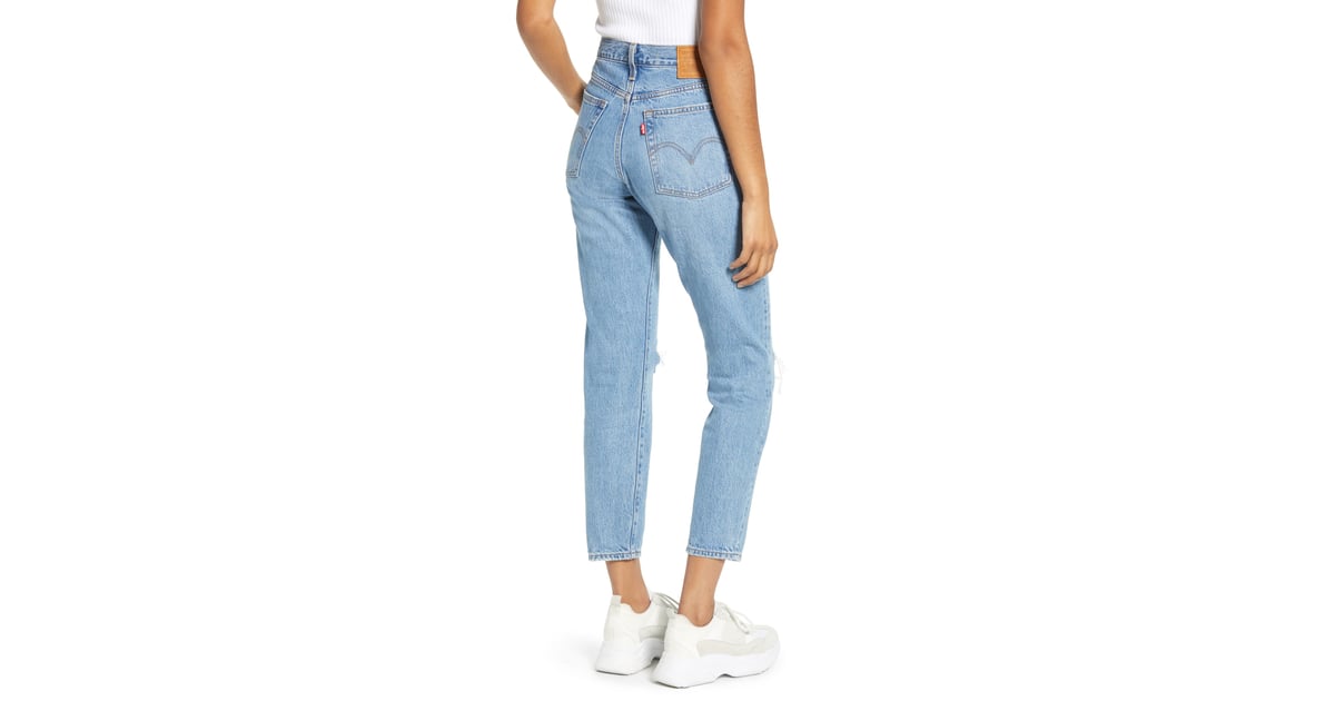 wedgie icon fit ripped straight leg jeans