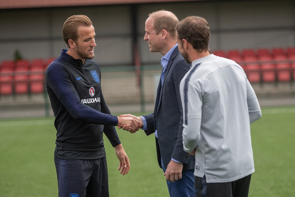 Prince William With England's Soccer Team June 2018