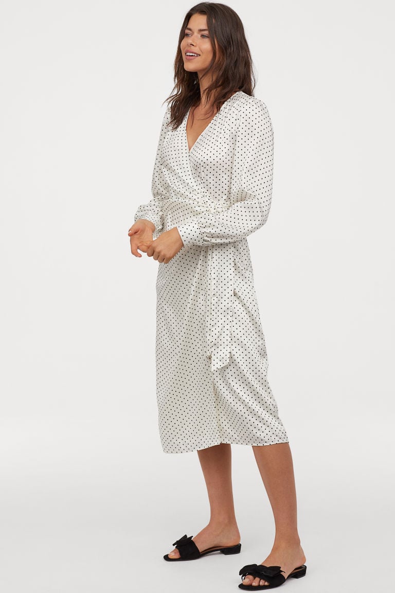 H&M Calf-Length Wrap Dress