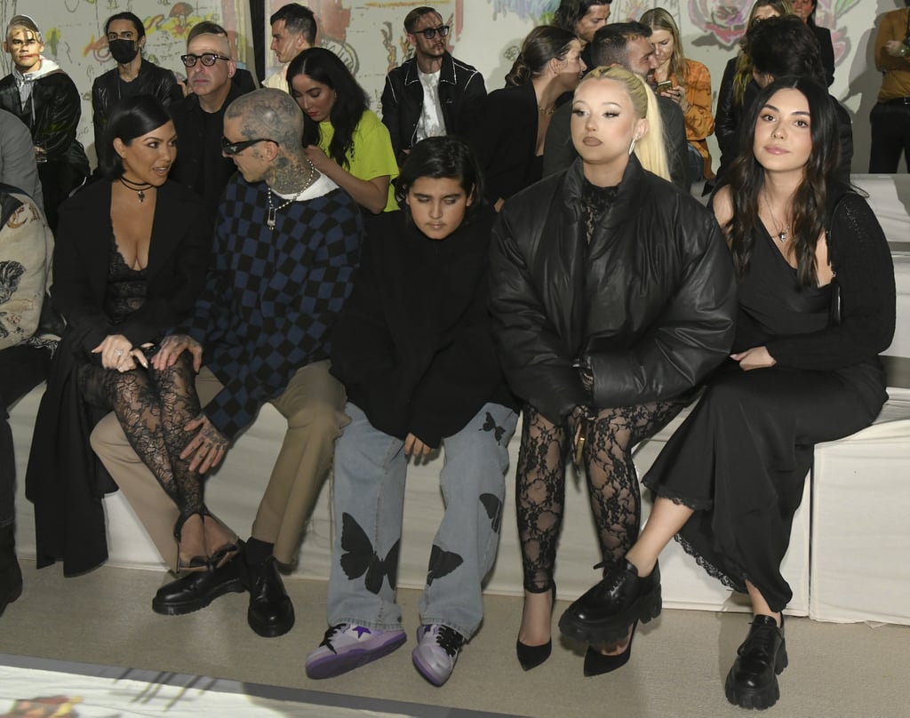 Kourtney Kardashian and Travis Barker Blended-Family Photos