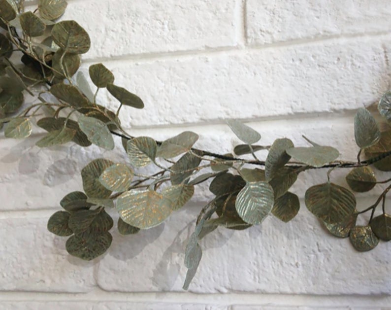 Metallic Eucalyptus Garland