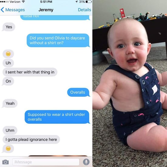 Dad Sends Baby to Daycare Without a Shirt