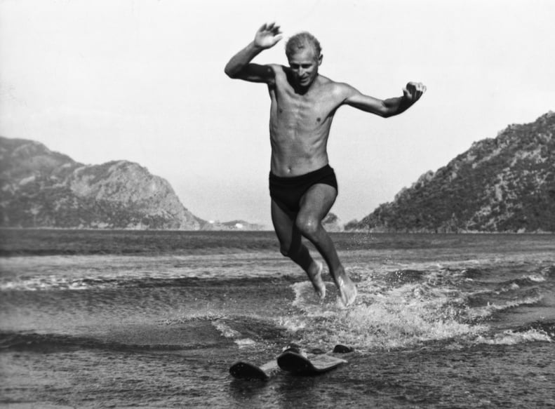 Waterskiing in Turkey in 1951