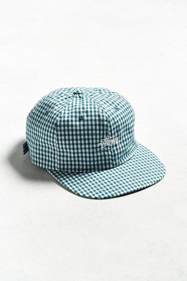 Stussy Gingham Stock Strapback Hat