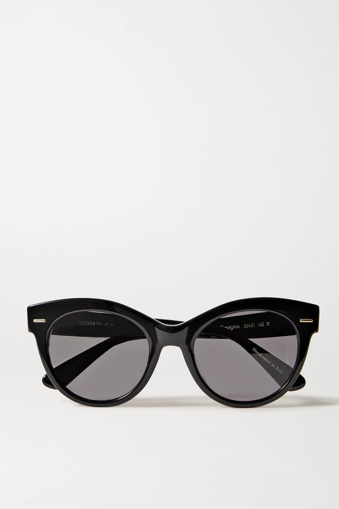 The Row + Oliver Peoples Georgica Round-Frame Acetate Sunglasses