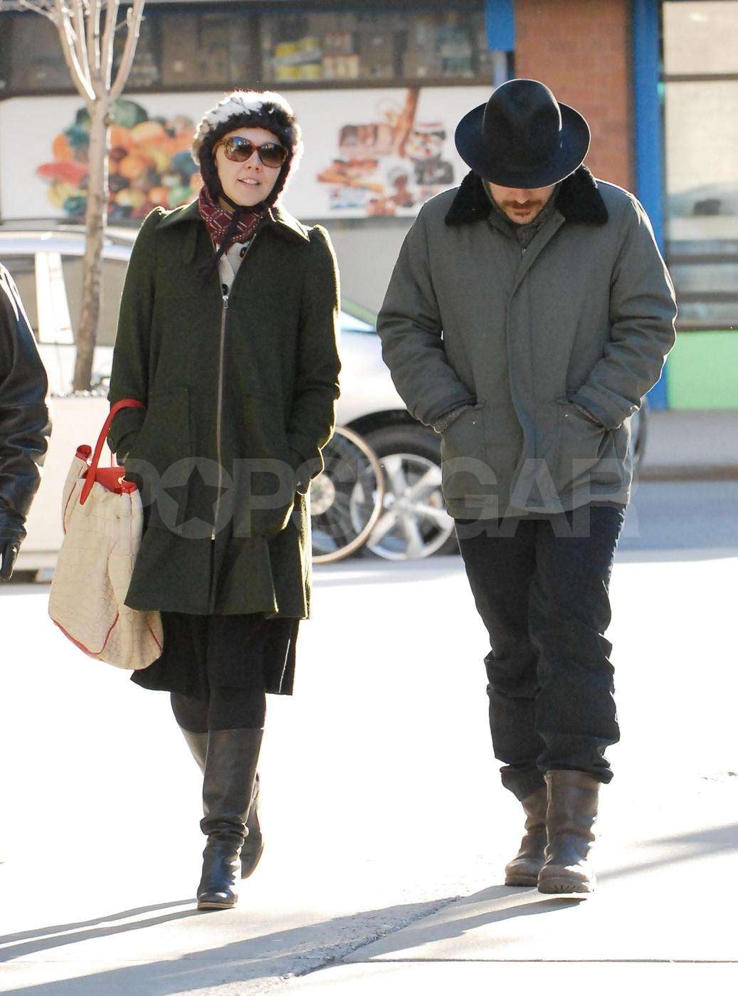 Maggie and Peter Bundled Up in NYC