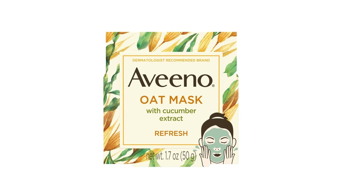 Aveeno Oat Mask with Cucumber Extract Best Drugstore SkinCare