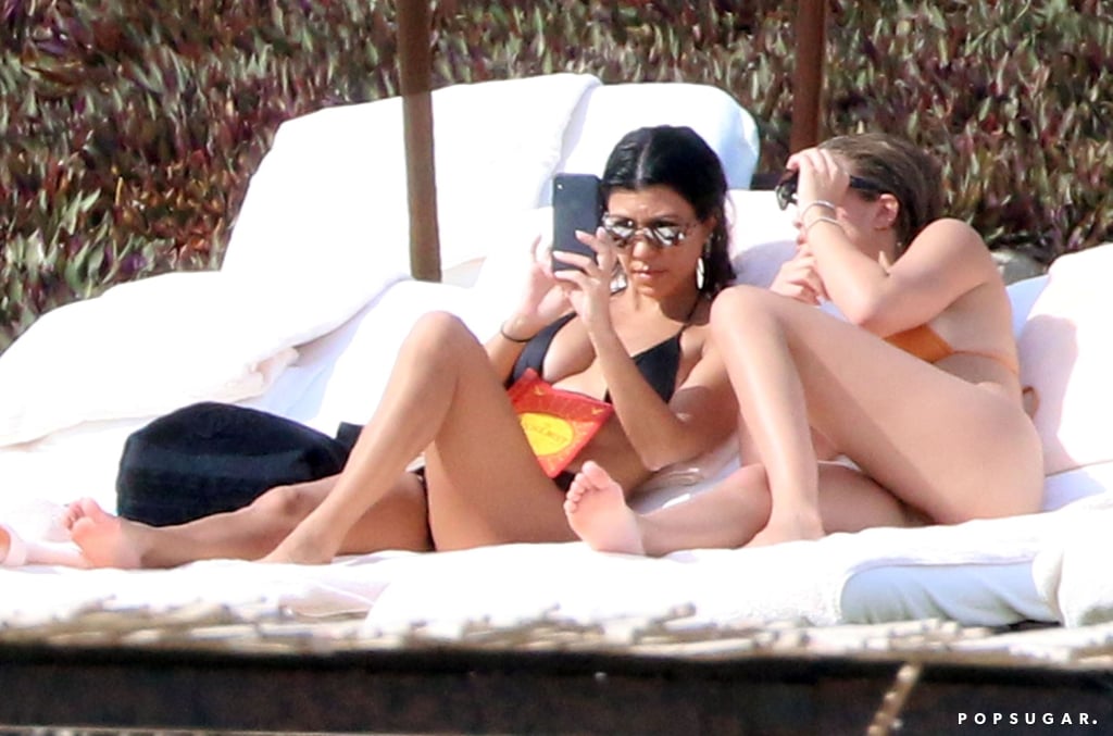 Kourtney Kardashian and Sofia Richie in Mexico Pictures 2018