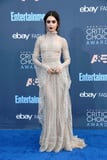 Lily Collins Didn't Wear the Typical Red Carpet Gown to the Critics' Choice Awards - It's Better