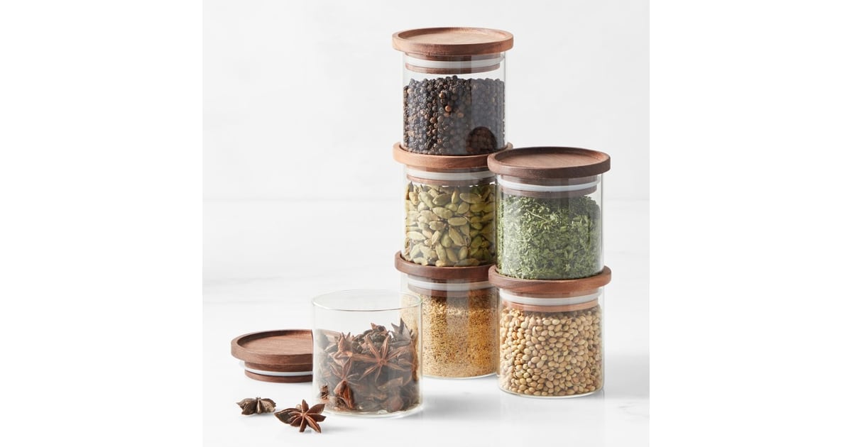 Stackable Spice Jars: William Sonoma Hold Everything Stacking Spice ...