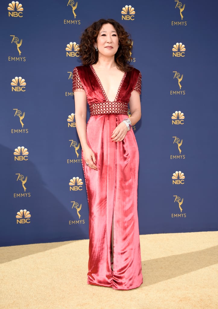 Sandra Oh at the 2018 Emmys