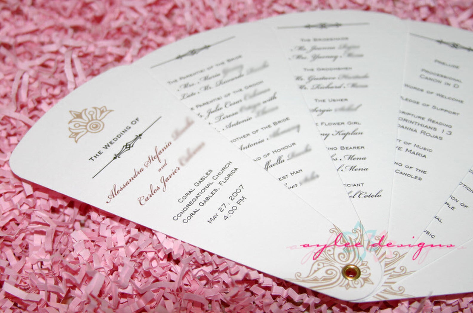 Free Printable Wedding Program Templates PS Smart Living