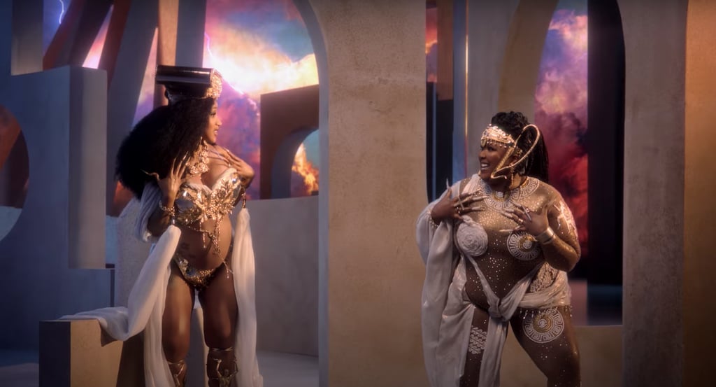 See Lizzo and Cardi B's Sexy Outfits in "Rumors" Music Video
