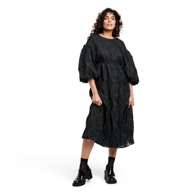 A Midi Dress: Kika Vargas x Target Floral Texture Scallop Back Midi Dress